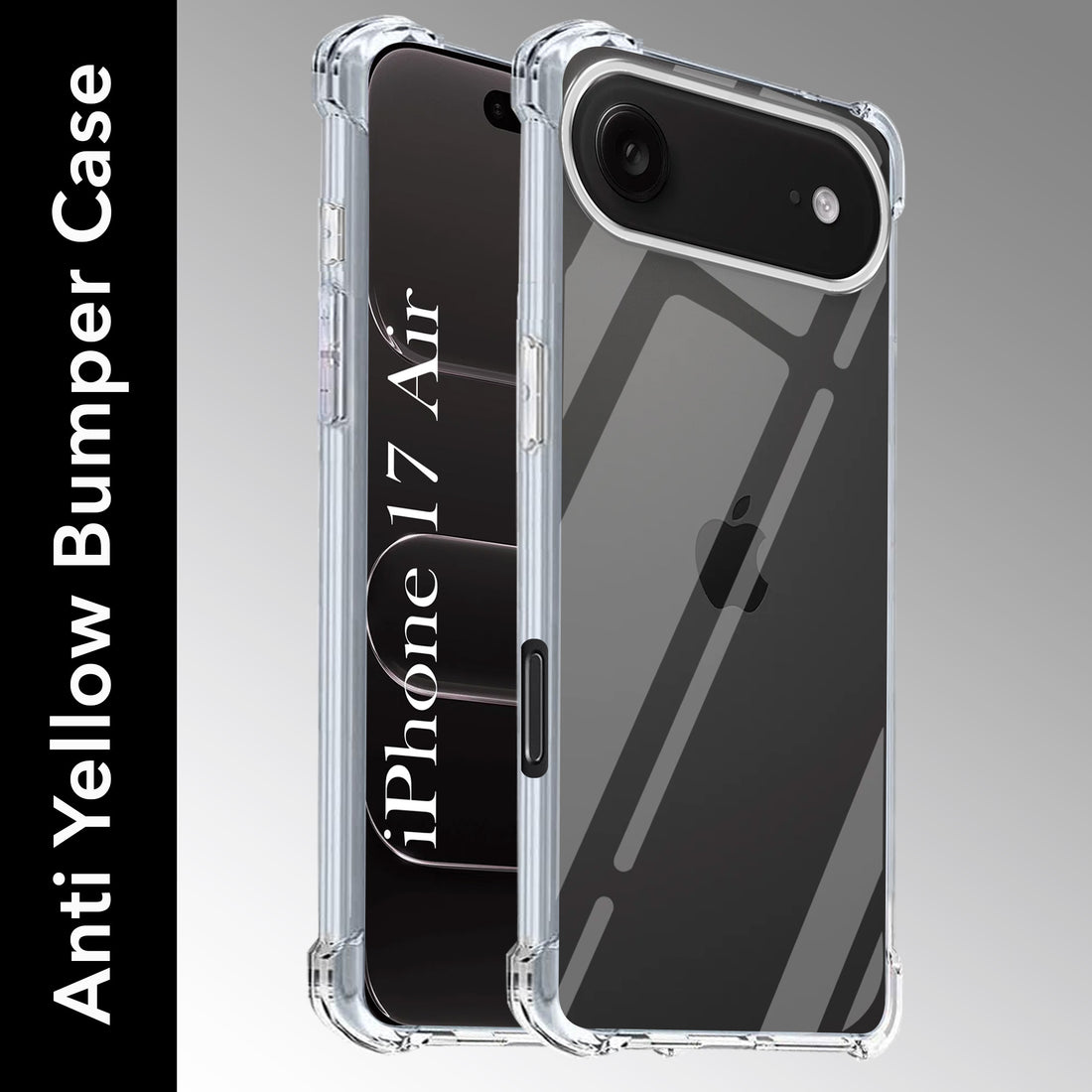 For Apple iPhone 17 Air Back Cover (Drop & Camera Protection | Hard Polycarbonate)