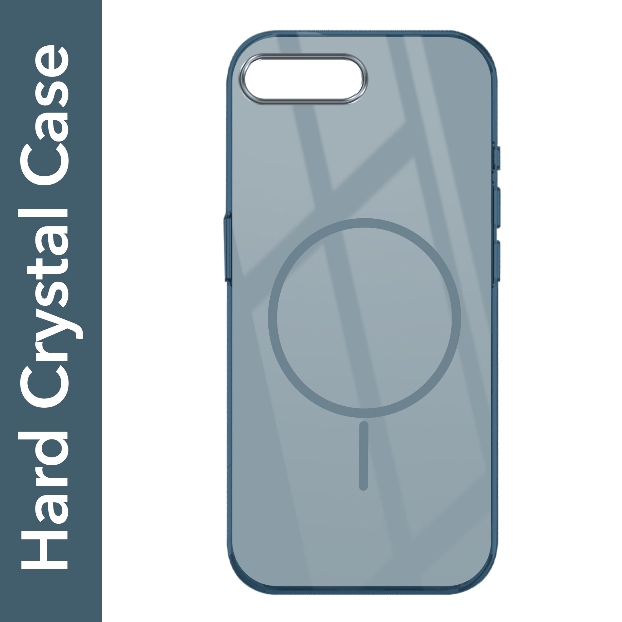 For Apple iPhone 7 Plus | iPhone 8 Plus Back Cover Case (Crystal Clear Case | MagSafe Wireless Charging Support | Hard Anti Yellow | Camera Protection Bump)