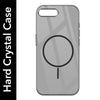 For Apple iPhone 7 Plus | iPhone 8 Plus Back Cover Case (Crystal Clear Case | MagSafe Wireless Charging Support | Hard Anti Yellow | Camera Protection Bump)