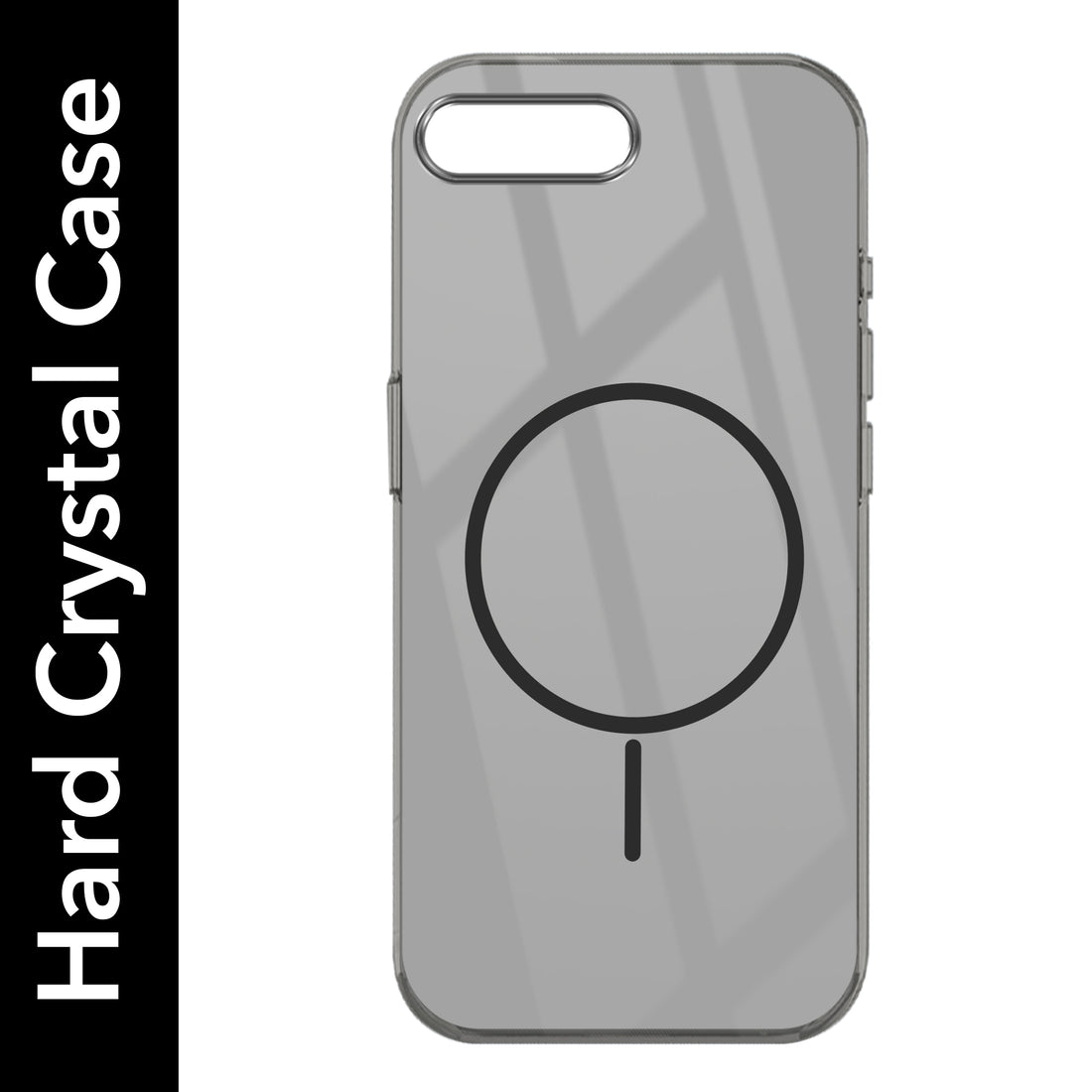 For Apple iPhone 7 Plus | iPhone 8 Plus Back Cover Case (Crystal Clear Case | MagSafe Wireless Charging Support | Hard Anti Yellow | Camera Protection Bump)