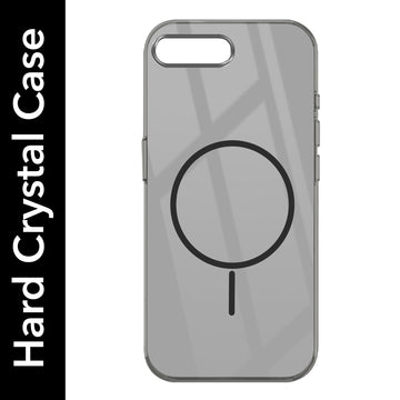 For Apple iPhone 7 Plus | iPhone 8 Plus Back Cover Case (Crystal Clear Case | MagSafe Wireless Charging Support | Hard Anti Yellow | Camera Protection Bump)