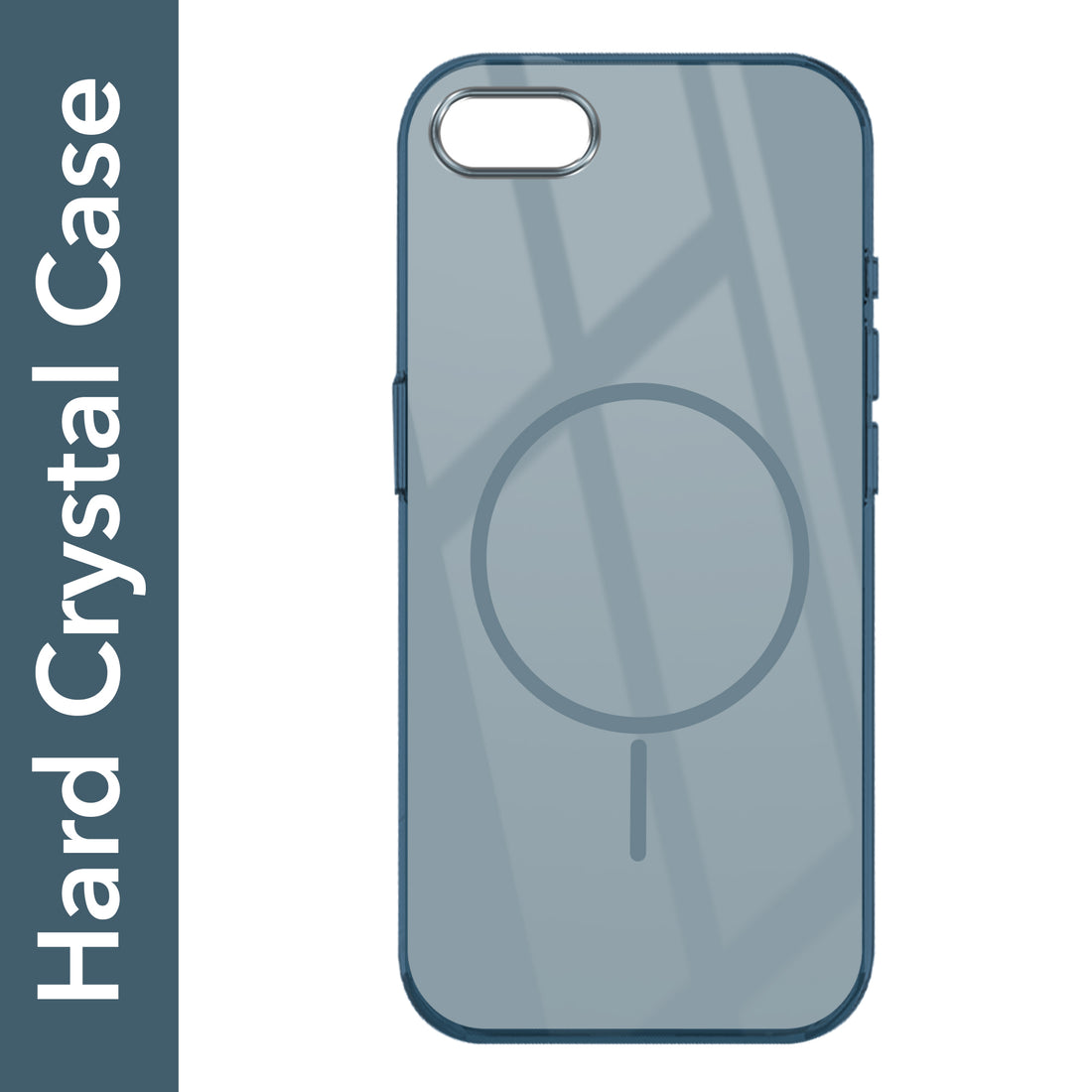 For Apple iPhone 7 | iPhone 8 Back Cover Case (Crystal Clear Case | MagSafe Wireless Charging Support | Hard Anti Yellow | Camera Protection Bump)