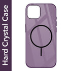 For Apple iPhone 13 Back Cover Case (Crystal Clear Case | MagSafe Wireless Charging Support | Hard Anti Yellow | Camera Protection Bump)