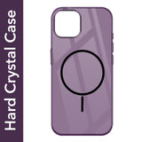 For Apple iPhone 13 Back Cover Case (Crystal Clear Case | MagSafe Wireless Charging Support | Hard Anti Yellow | Camera Protection Bump)