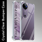 For Vivo V40 | Vivo V40 Pro 5G Shockproof Crystal-Clear Back Cover (Drop & Camera Protection | Hard Polycarbonate)