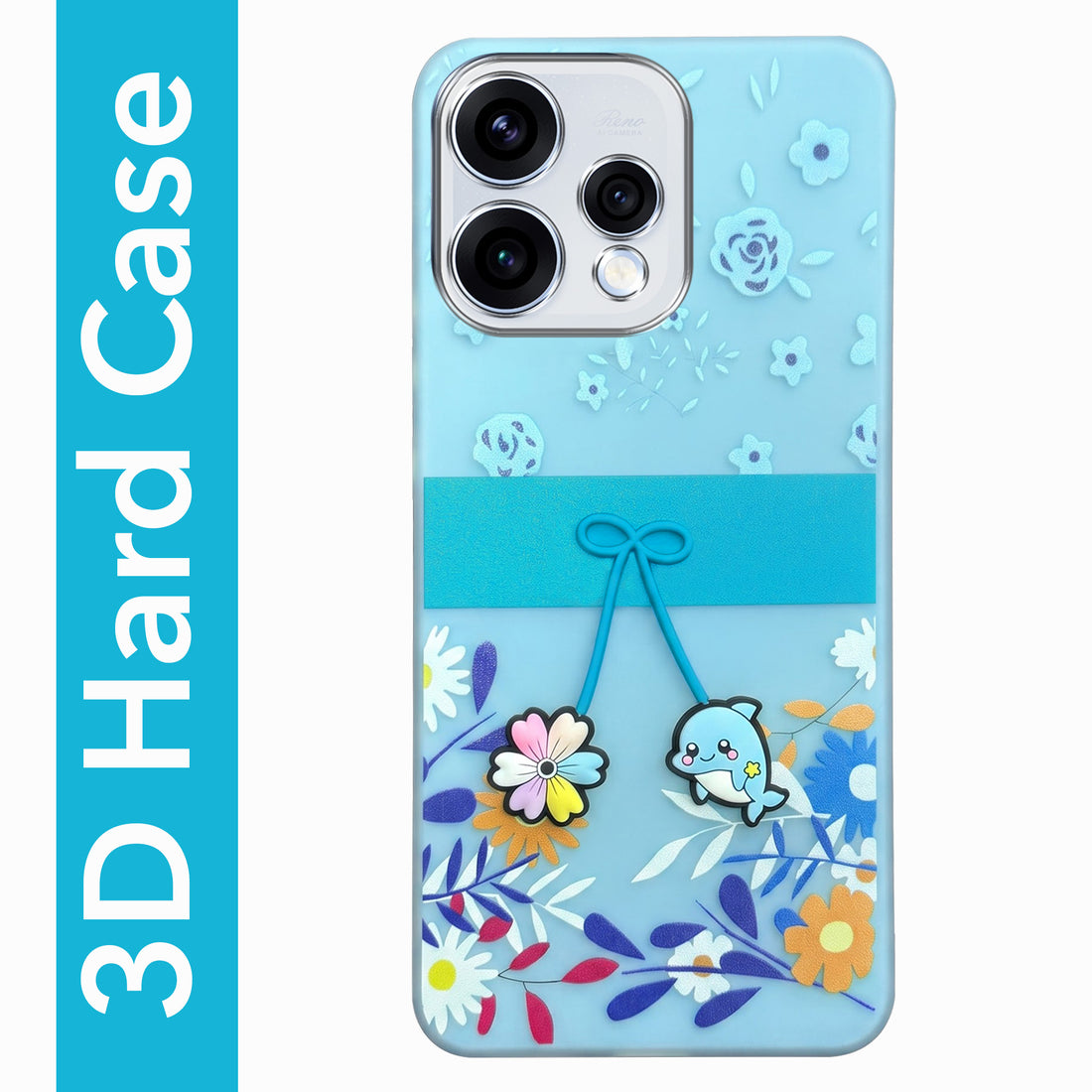 For Oppo Reno15 5G | Oppo Reno 15 5G Back Cover Case (3D Cute Cartoons | Hard Back Side Soft | Matte Premium Finish | HD Printing)