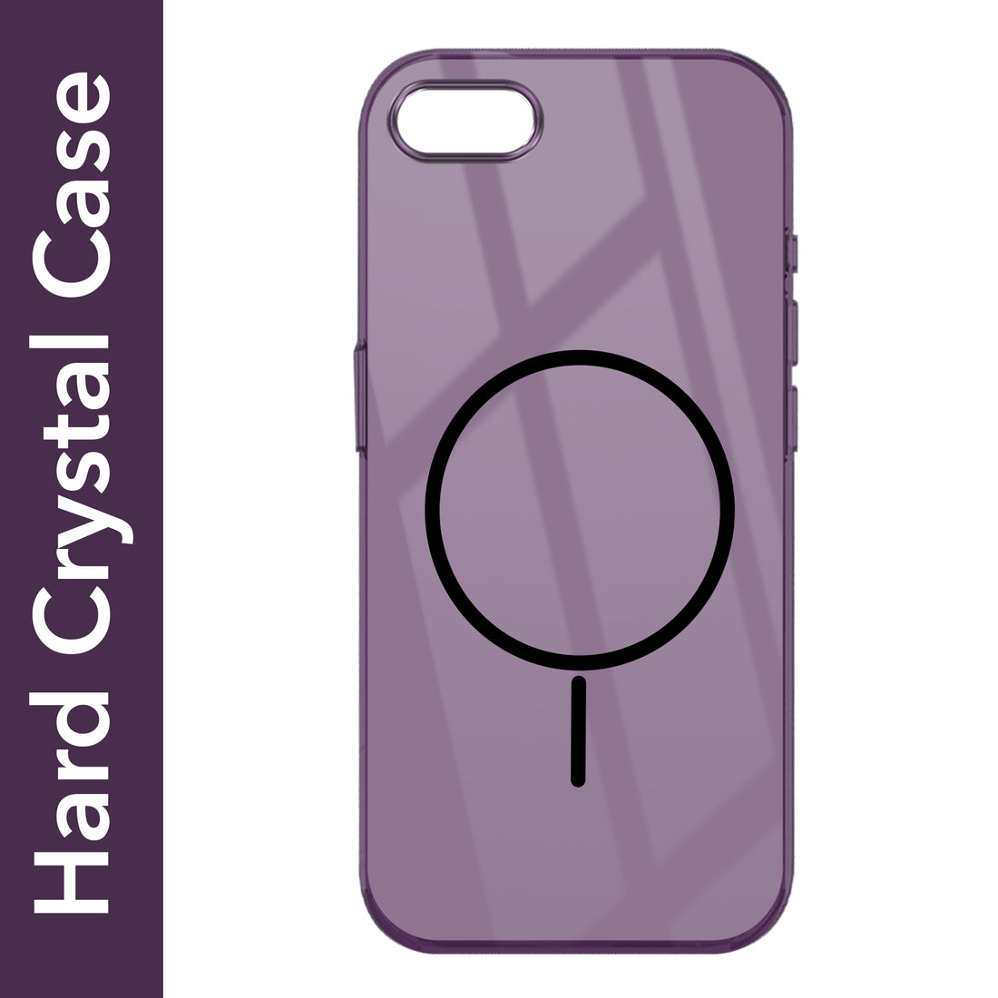 For Apple iPhone 7 | iPhone 8 Back Cover Case (Crystal Clear Case | MagSafe Wireless Charging Support | Hard Anti Yellow | Camera Protection Bump)