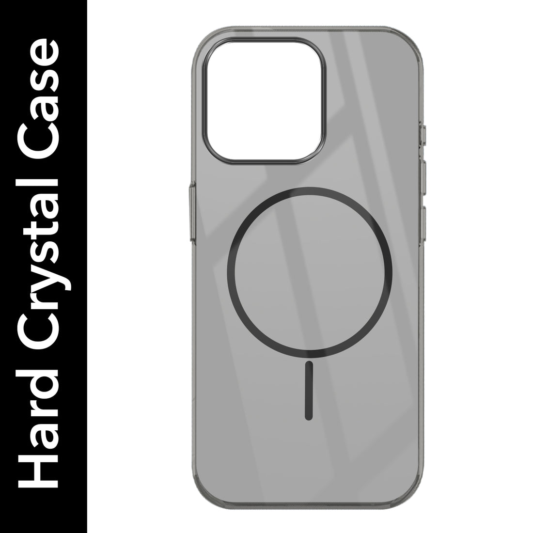 For Apple iPhone 16 Pro Max Back Cover Case (Crystal Clear Case | MagSafe Wireless Charging Support | Hard Anti Yellow | Camera Protection Bump)