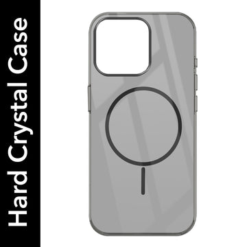 For Apple iPhone 16 Pro Max Back Cover Case (Crystal Clear Case | MagSafe Wireless Charging Support | Hard Anti Yellow | Camera Protection Bump)