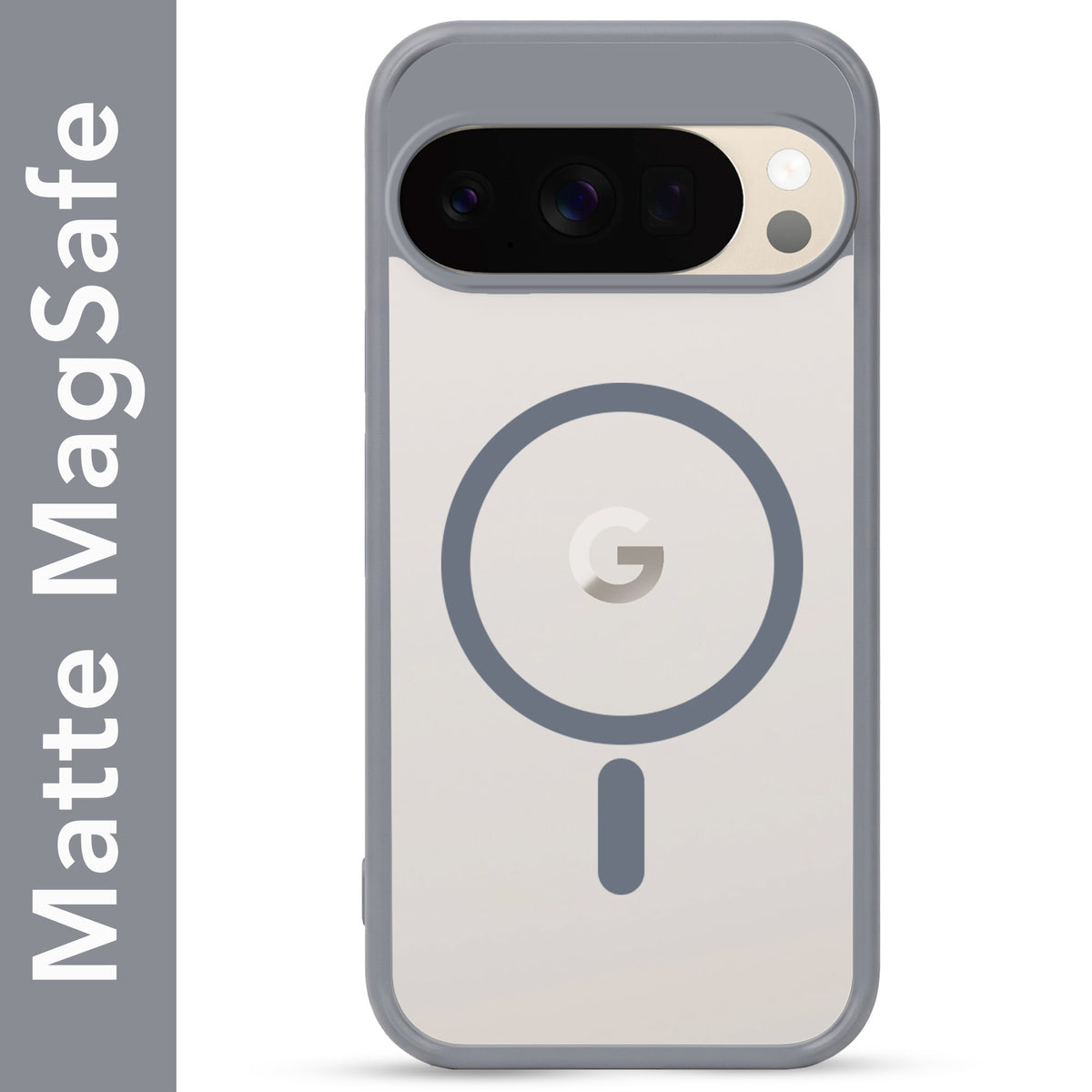 For Google Pixel 10 Pro Matte Finish Back Case Cover (MagSafe Compatible | Translucent Soft Touch | Slim and Unbreakable)