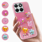 For Motorola Moto Edge 70 Fusion Back Cover Case (3D Cute Cartoons | Hard Back Side Soft | Matte Premium Finish | HD Printing)