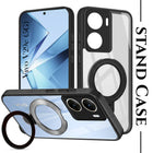 For Vivo V29e 5G Back Cover Case (Kick Stand Ring Holder | Life time Anti Yellow | Camera Protection)