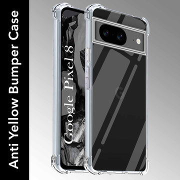 For Google Pixel 8 Back Cover (Shockproof Crystal Clear  Case |  Drop & Camera Protection | Hard Polycarbonate)
