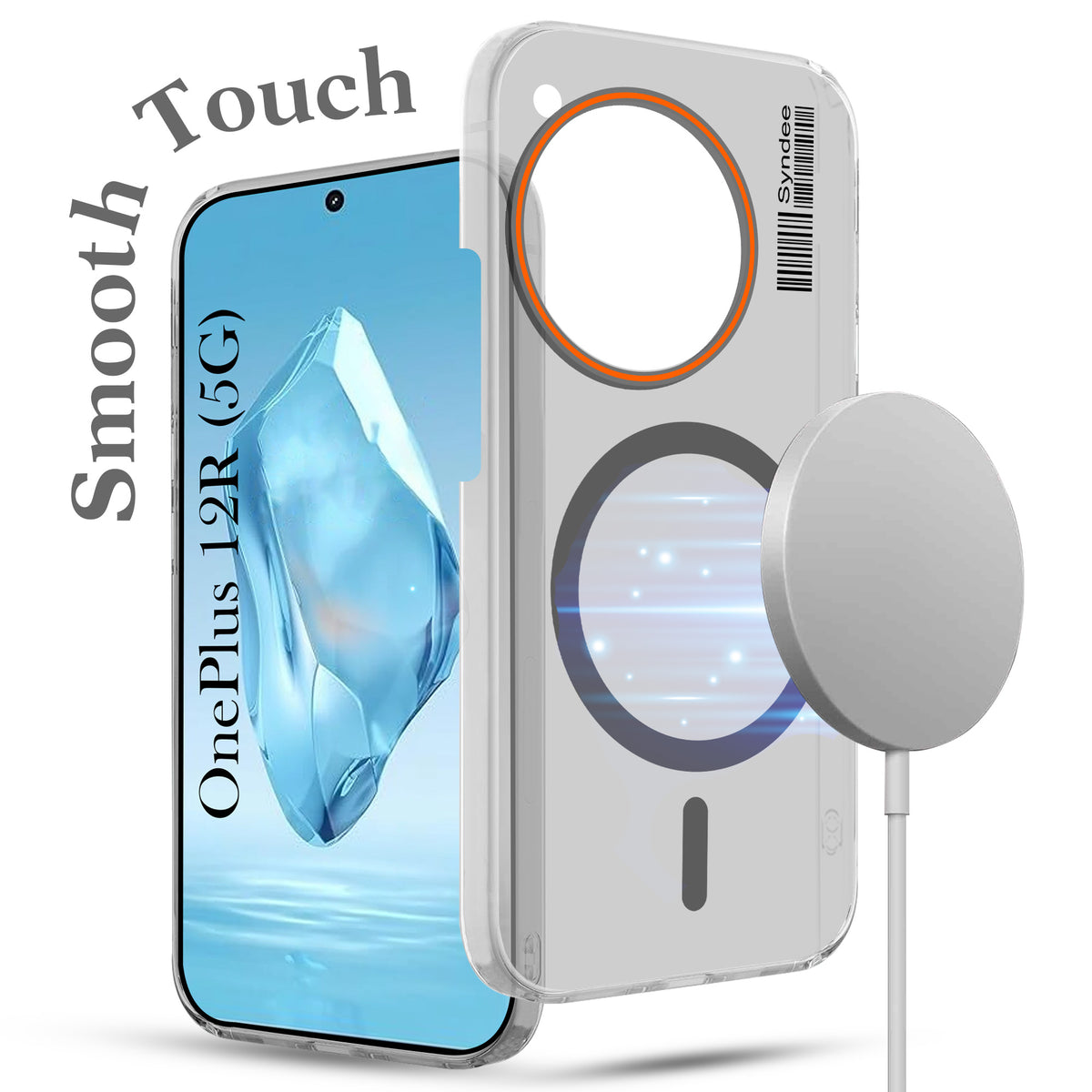 For OnePlus 12R 5G Back Cover Case (Soft Touch | Camera Bump Protection | MagSafe Compatible | Matte Finish)
