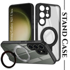 For Samsung Galaxy S23 Ultra Back Cover Case (Kick Stand Ring Holder | Life time Anti Yellow | Camera Protection)