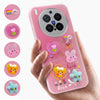 For Vivo X300 Pro Back Cover Case (3D Cute Cartoons | Hard Back Side Soft | Matte Premium Finish | HD Printing)