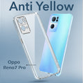 For Oppo Reno7 Pro 5G | Reno 7 Pro 5G Back Cover Case (Hard Anti Yellow Clear Case | Drop & Camera Protection | Shockproof Polycarbonate)