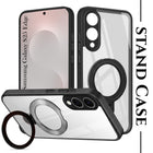 For Samsung Galaxy S25 Edge Back Cover Case (Kick Stand Ring Holder | Life time Anti Yellow | Camera Protection)