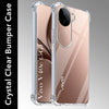 For Vivo V40e Back Cover Shockproof Crystal-Clear (Drop & Camera Protection | Hard Polycarbonate)