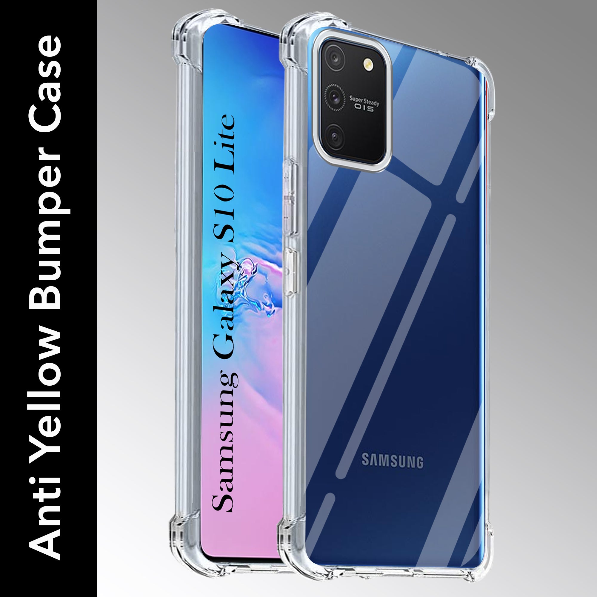 For Samsung Galaxy S10 Lite  Back Cover (Shockproof Crystal Clear Case |  Drop & Camera Protection | Hard Polycarbonate)