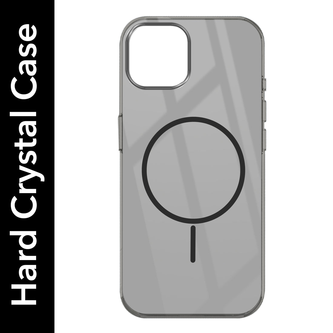 For Apple iPhone 14 Back Cover Case (Crystal Clear Case | MagSafe Wireless Charging Support | Hard Anti Yellow | Camera Protection Bump)