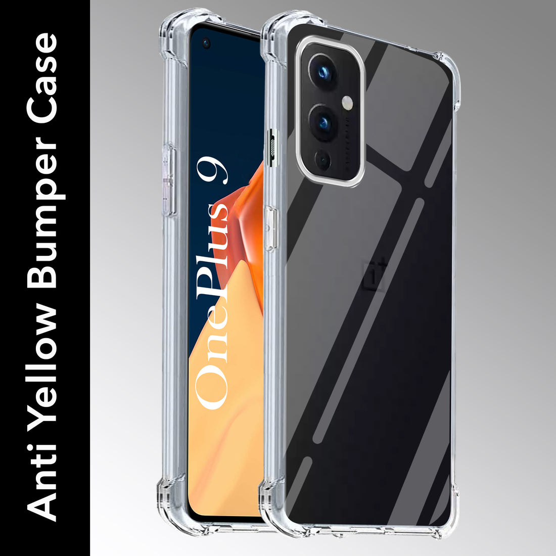 For OnePlus 9 Back Cover (Shockproof Crystal Clear  |  Drop & Camera Protection | Hard Polycarbonate)