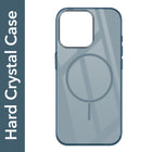 For Apple iPhone 14 Pro Back Cover Case (Crystal Clear Case | MagSafe Wireless Charging Support | Hard Anti Yellow | Camera Protection Bump)