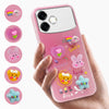 For Oppo F33 Pro 5G Back Cover Case (3D Cute Cartoons | Hard Back Side Soft | Matte Premium Finish | HD Printing)