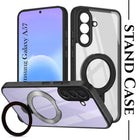 For Samsung Galaxy A57 5G Back Cover Case (Kick Stand Ring Holder | Life time Anti Yellow | Camera Protection)