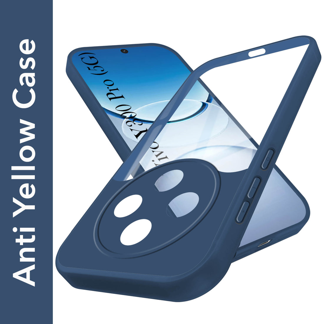 For Vivo Y300 Pro Back Cover Case (Lifetime Anti Yellow | Anti Scratch | Crystal Clear Shockproof)