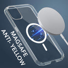 For Nothing Phone 1 Back Cover Case Lifetime Anti-Yellow MagSafe Compatible Clear (Sleek Hard Crystal | Shockproof and Camera Protection)
