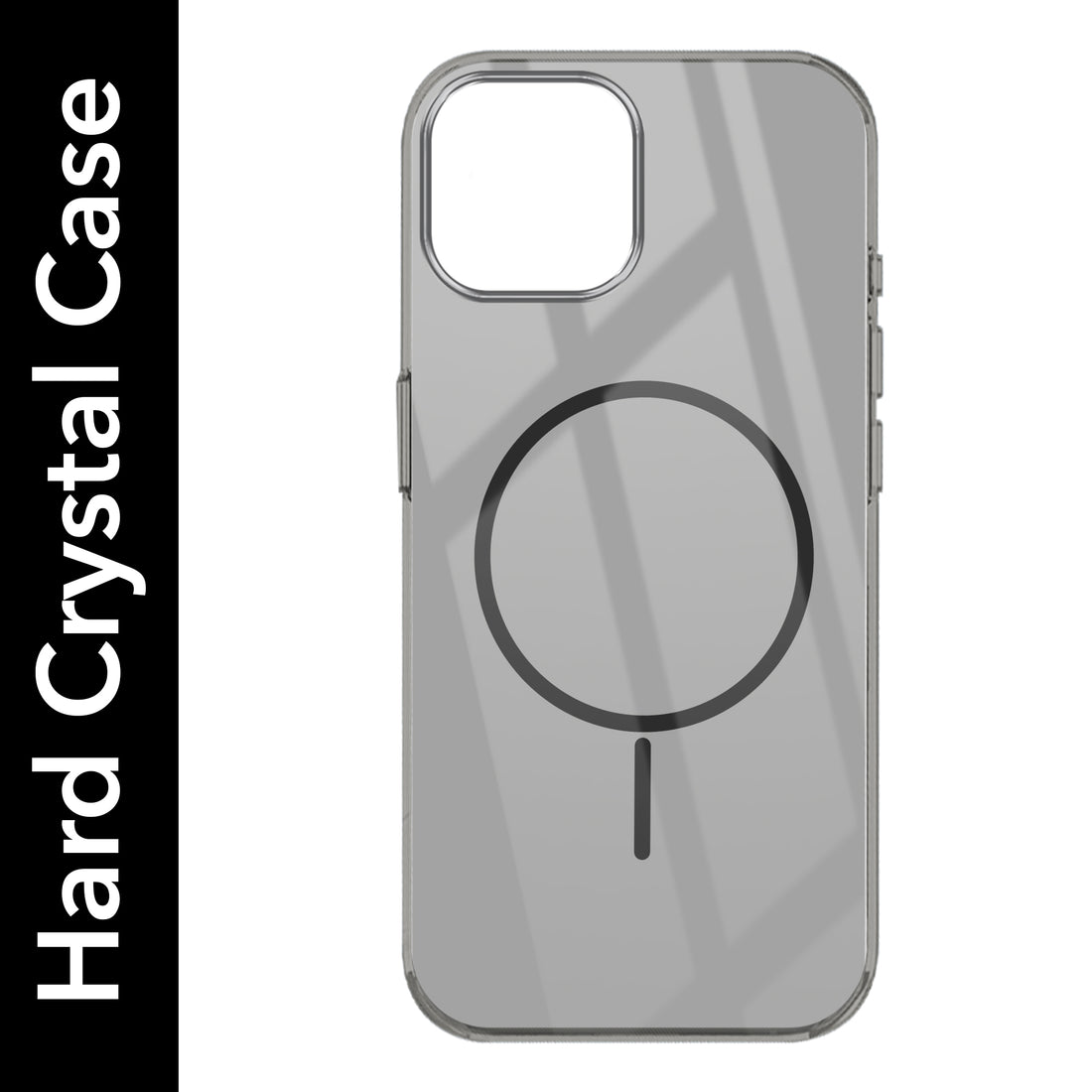 For Apple iPhone 15 Plus Back Cover Case (Crystal Clear Case | MagSafe Wireless Charging Support | Hard Anti Yellow | Camera Protection Bump)