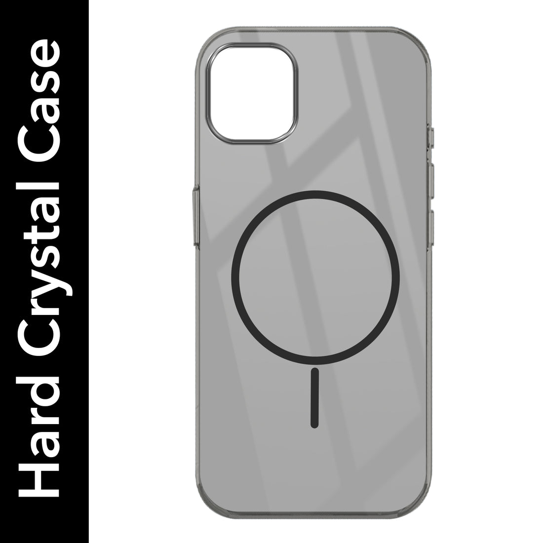 For Apple iPhone 14 Pro Max Back Cover Case (Crystal Clear Case | MagSafe Wireless Charging Support | Hard Anti Yellow | Camera Protection Bump)