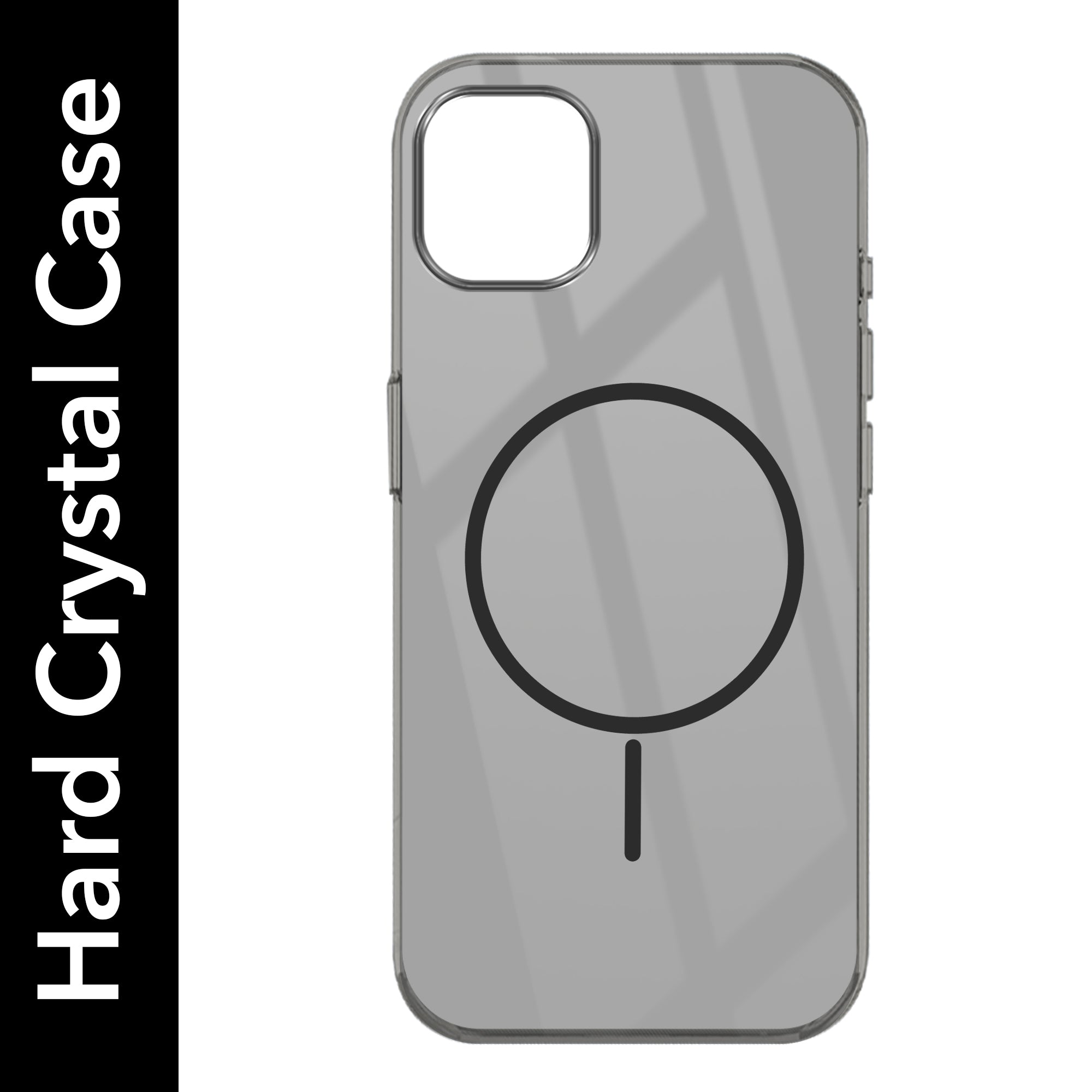 For Apple iPhone 14 Pro Max Back Cover Case (Crystal Clear Case | MagSafe Wireless Charging Support | Hard Anti Yellow | Camera Protection Bump)