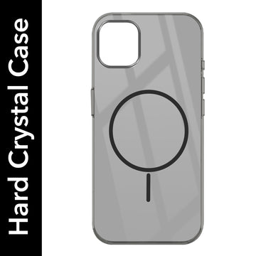 For Apple iPhone 14 Pro Max Back Cover Case (Crystal Clear Case | MagSafe Wireless Charging Support | Hard Anti Yellow | Camera Protection Bump)