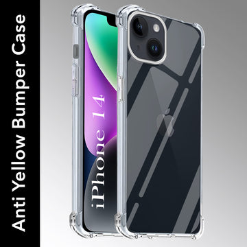 For Apple iPhone 14 Back Cover (Shockproof Crystal Clear Case | Drop & Camera Protection | Hard Polycarbonate)