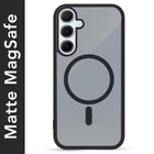 For Samsung Galaxy A55 5G Matte Finish Back Case Cover (MagSafe Compatible | Translucent Soft Touch | Slim and Unbreakable)