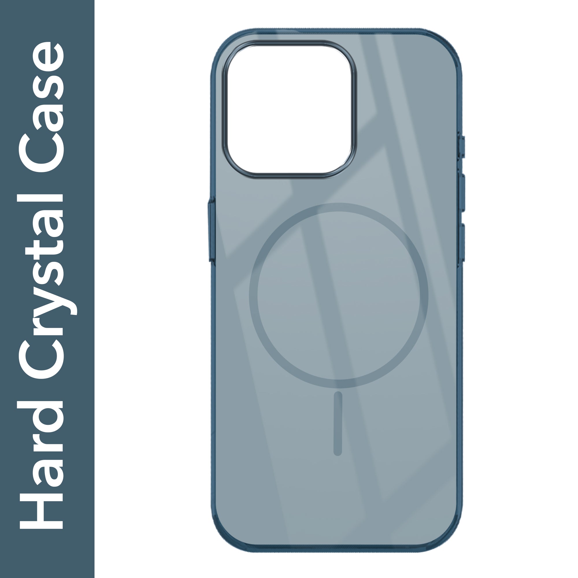 For Apple iPhone 16 Pro Max Back Cover Case (Crystal Clear Case | MagSafe Wireless Charging Support | Hard Anti Yellow | Camera Protection Bump)