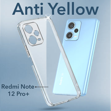 For Xiaomi Redmi Note 12 Pro Plus 5G Back Cover Case (Hard Anti Yellow Clear Case | Drop & Camera Protection | Shockproof Polycarbonate)