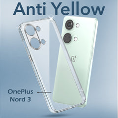 For Oneplus Nord 3 5G  Back Cover Case (Hard Anti Yellow Clear Case | Drop & Camera Protection | Shockproof Polycarbonate)
