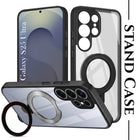 For Samsung Galaxy S25 Ultra Back Cover Case (Kick Stand Ring Holder | Life time Anti Yellow | Camera Protection)