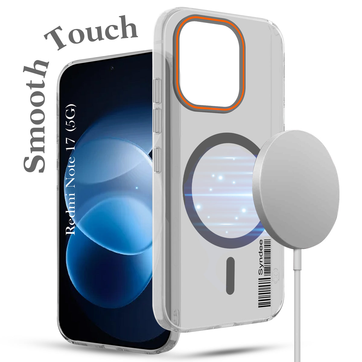 For Redmi Note 17 5G Back Cover Case (Soft Touch | Camera Bump Protection | MagSafe Compatible | Matte Finish)