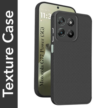 For Motorola Moto G77 Power Back Cover Case Liquid Silicone (Camera Protection | Side Grip Texture | Soft and Flexible)