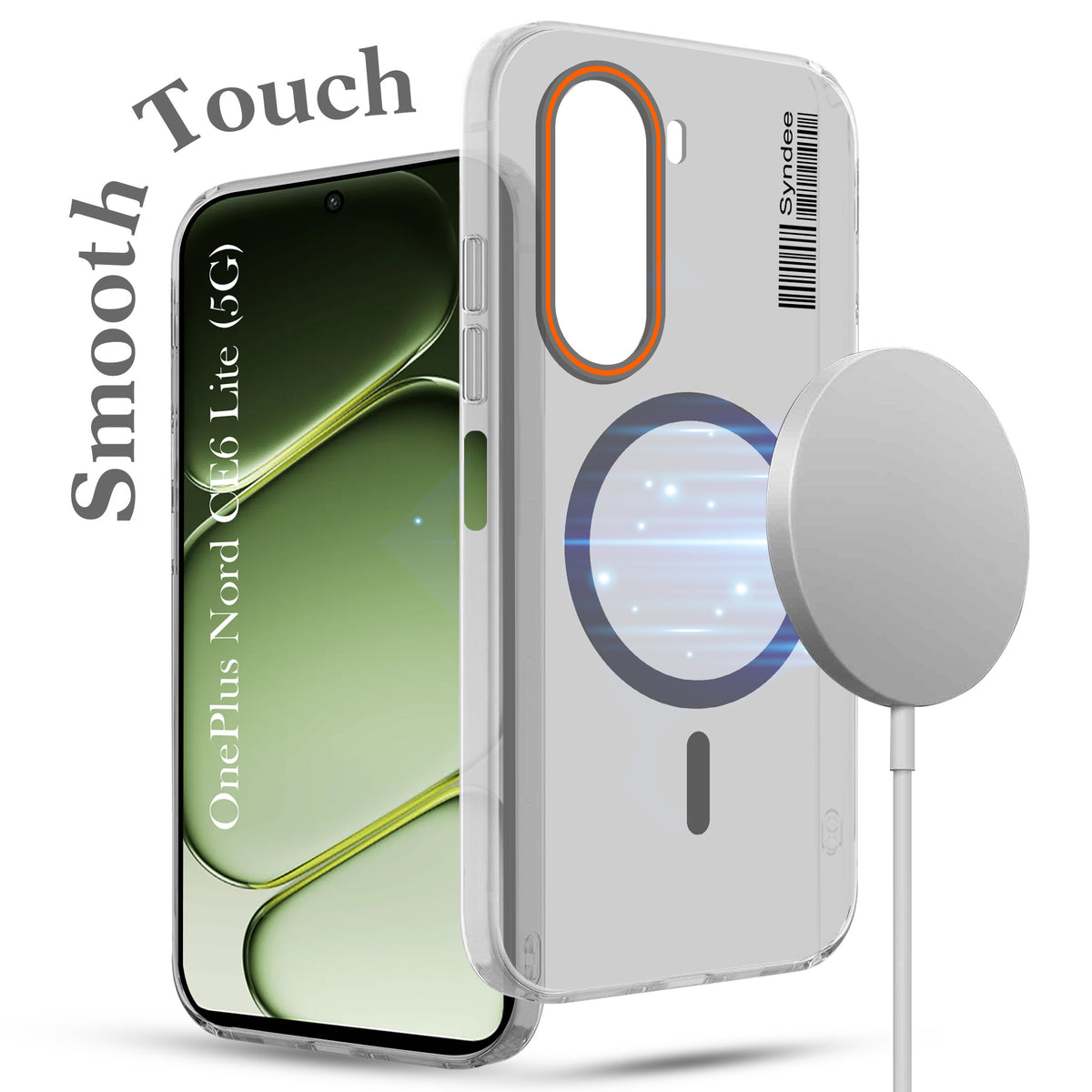 For OnePlus Nord CE 6 Lite Back Cover Case (Soft Touch | Camera Bump Protection | MagSafe Compatible | Matte Finish)