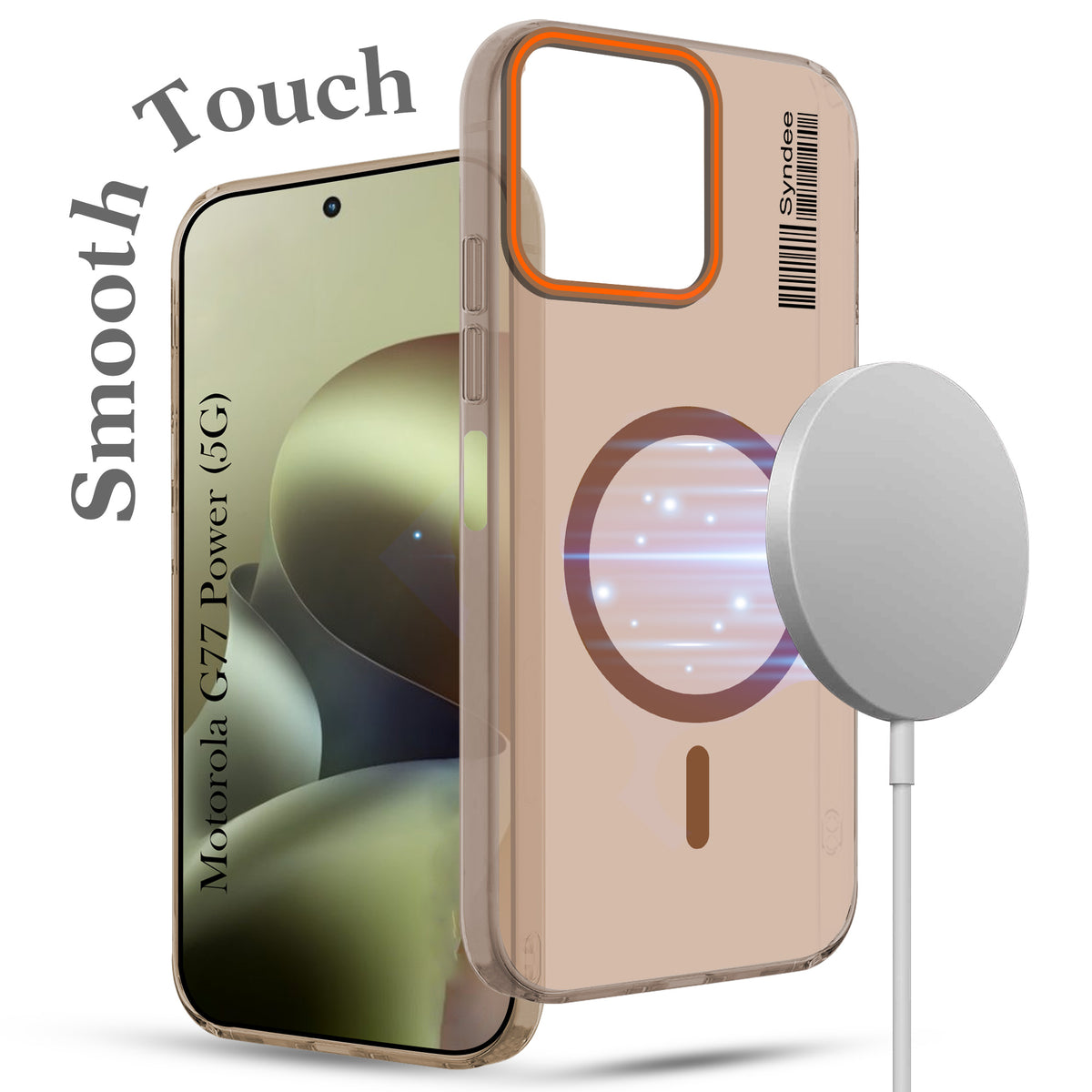 For Motorola Moto G77 Power Back Cover Case (Soft Touch | Camera Bump Protection | MagSafe Compatible | Matte Finish)