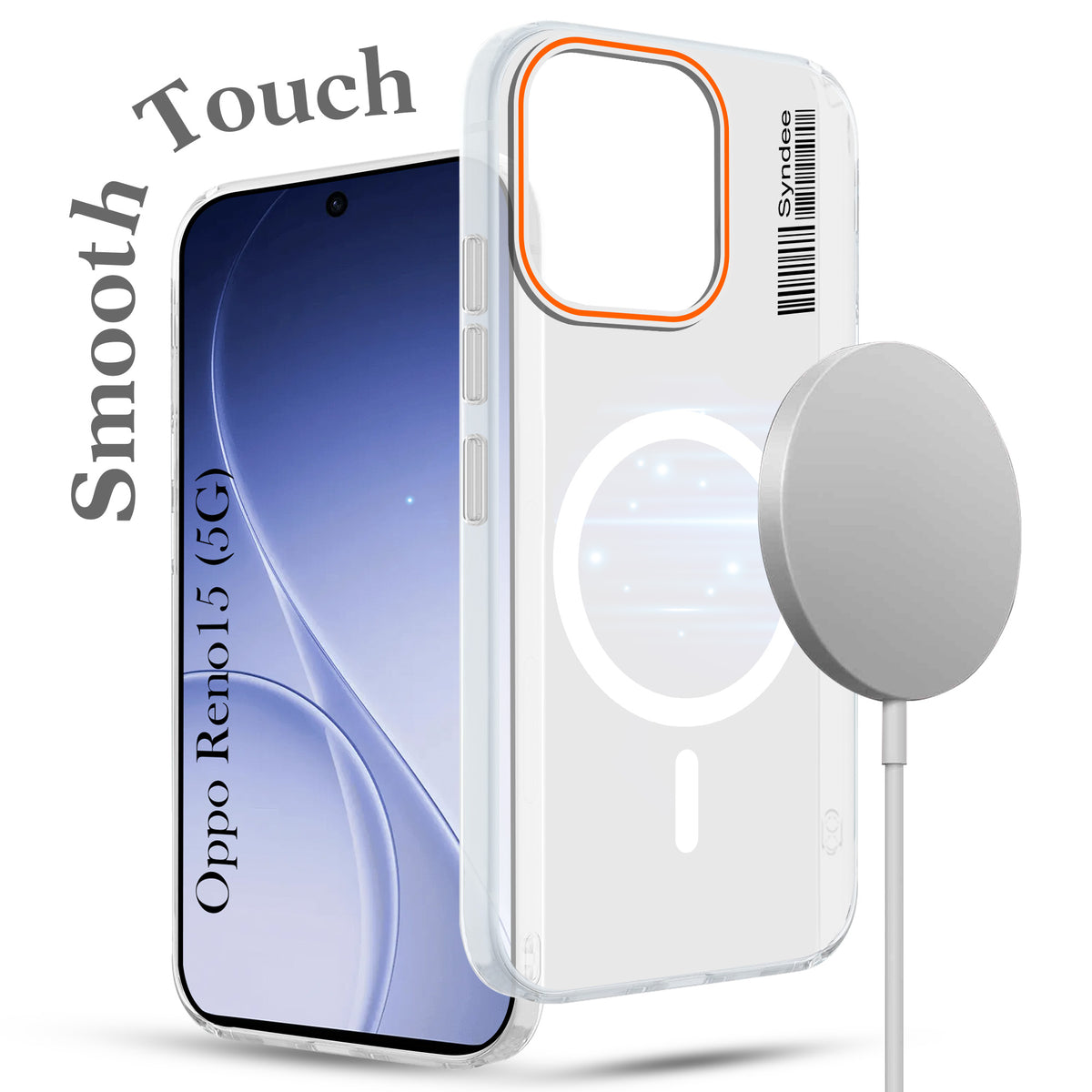 For Oppo Reno15 5G | Oppo Reno 15 5G Back Cover Case (Soft Touch | Camera Bump Protection | MagSafe Compatible | Matte Finish)
