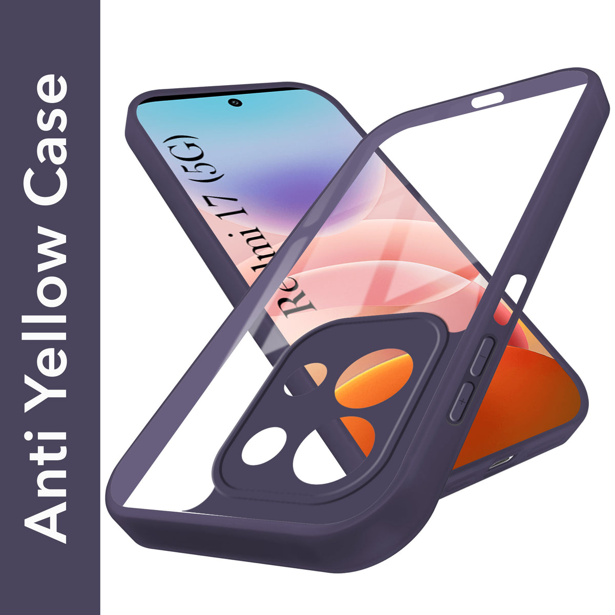 For Redmi 17 5G Back Cover Case Ultra-Hybrid (Lifetime Anti Yellow | Anti Scratch | Crystal Clear Shockproof)