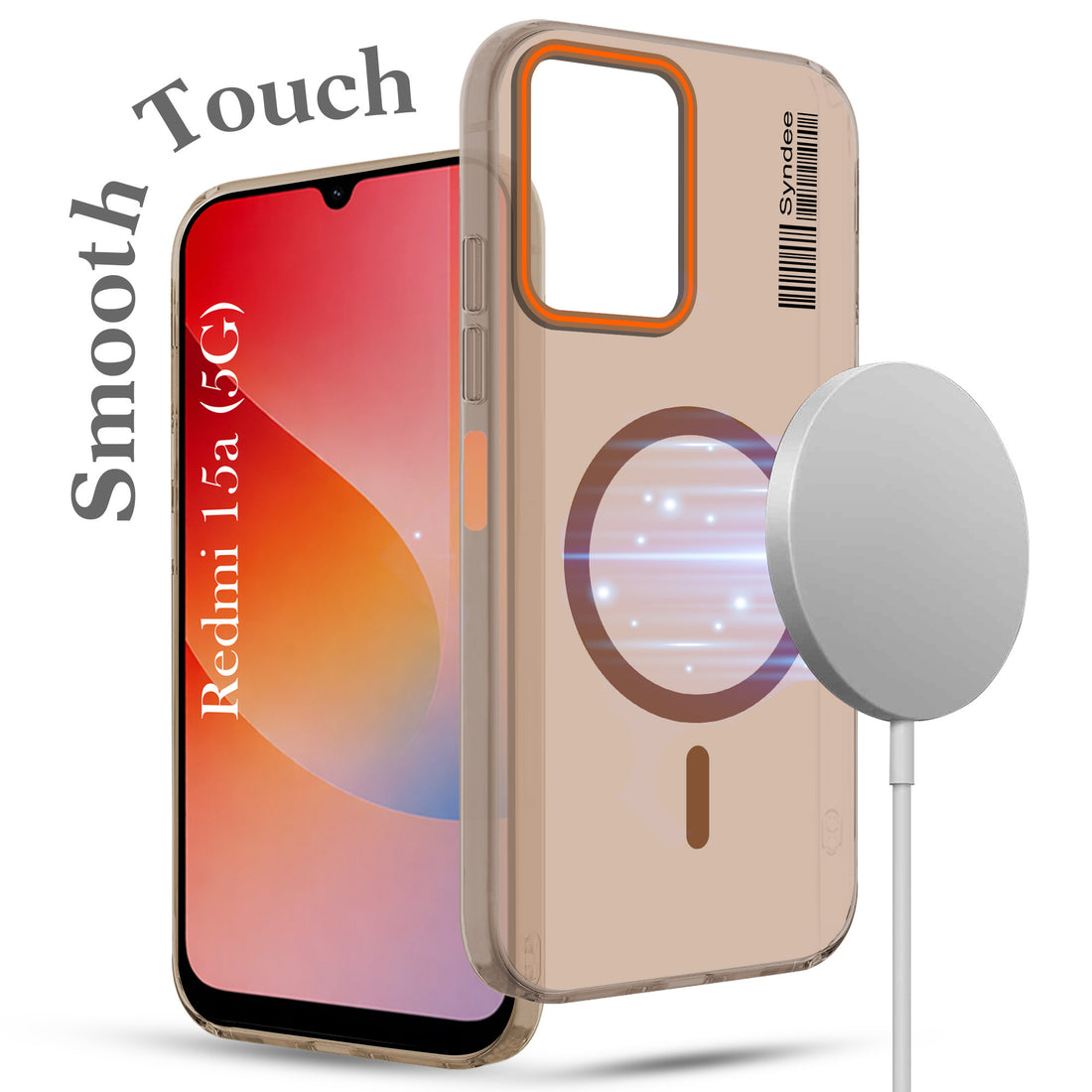 For Redmi 15A 5G Back Cover Case (Soft Touch | Camera Bump Protection | MagSafe Compatible | Matte Finish)