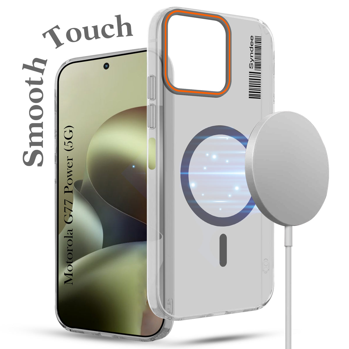 For Motorola Moto G77 Power Back Cover Case (Soft Touch | Camera Bump Protection | MagSafe Compatible | Matte Finish)