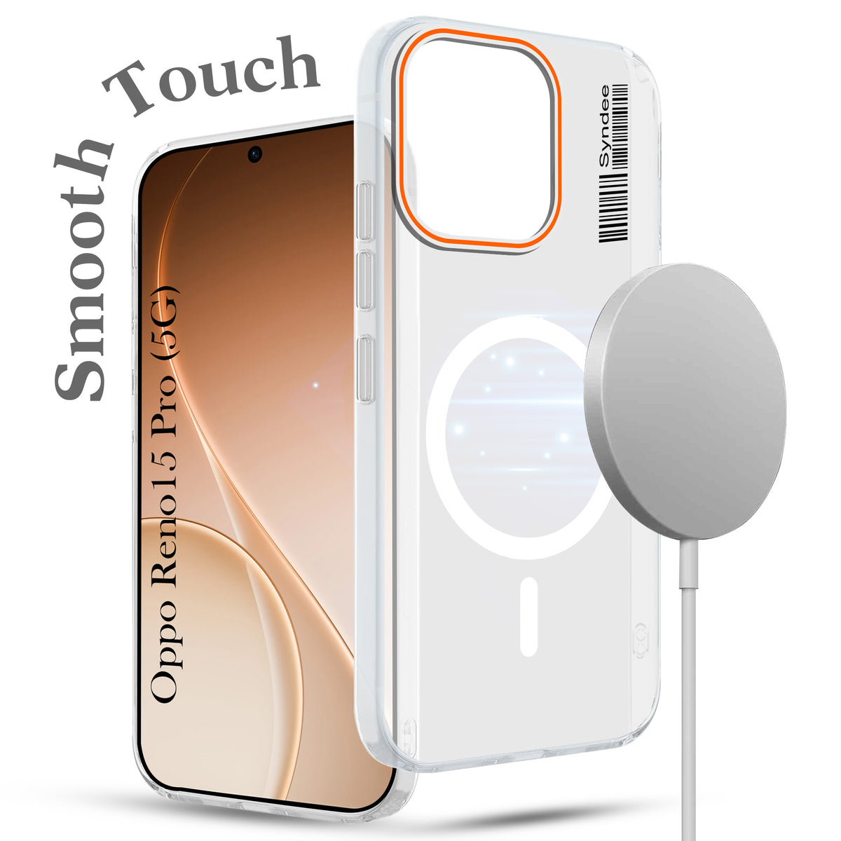 For Oppo Reno15 Pro 5G | Oppo Reno 15 Pro 5G Back Cover Case (Soft Touch | Camera Bump Protection | MagSafe Compatible | Matte Finish)